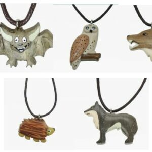Collier en bois